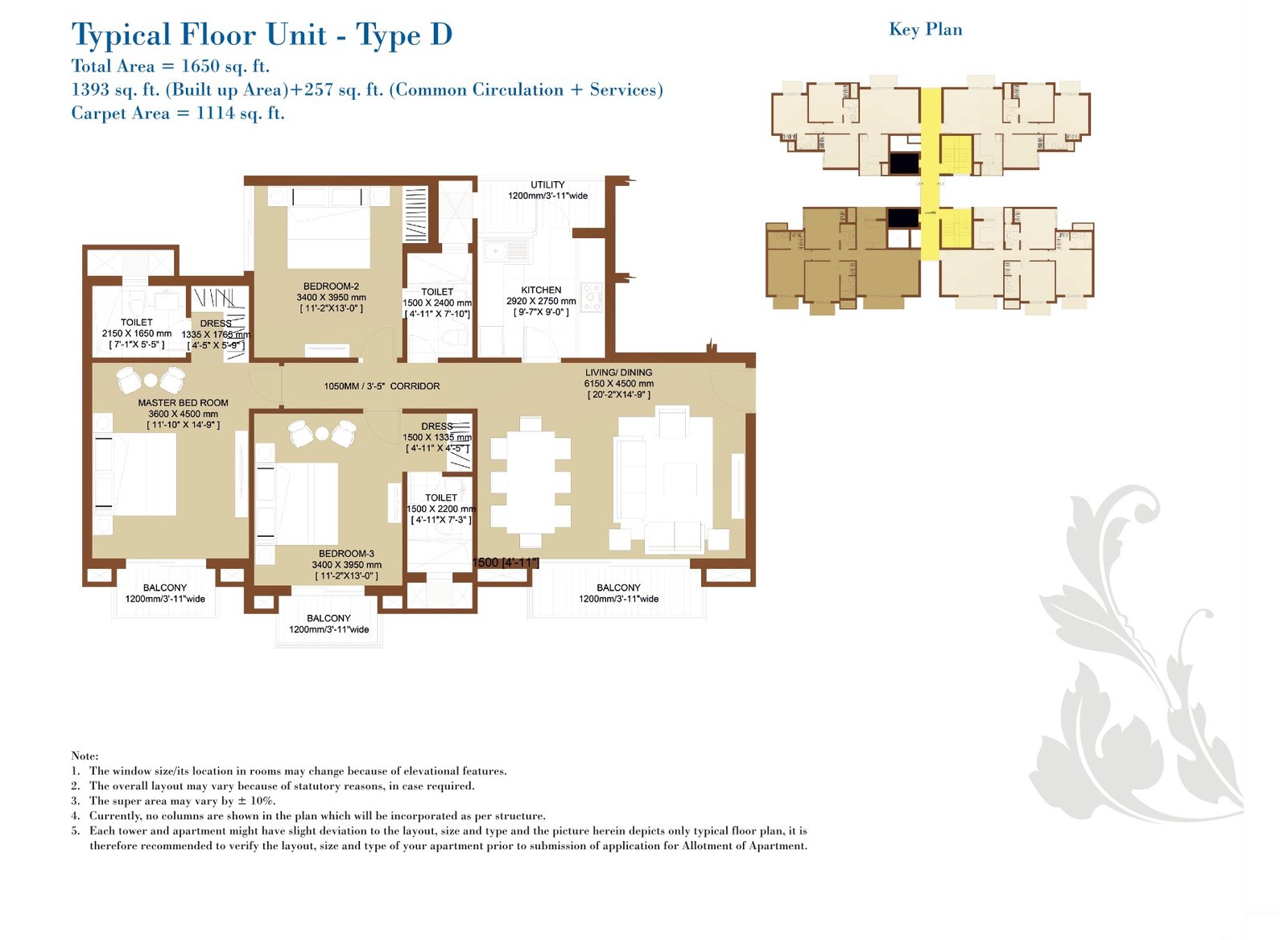 ATS Lifestyle Type D Floor Plan Layout