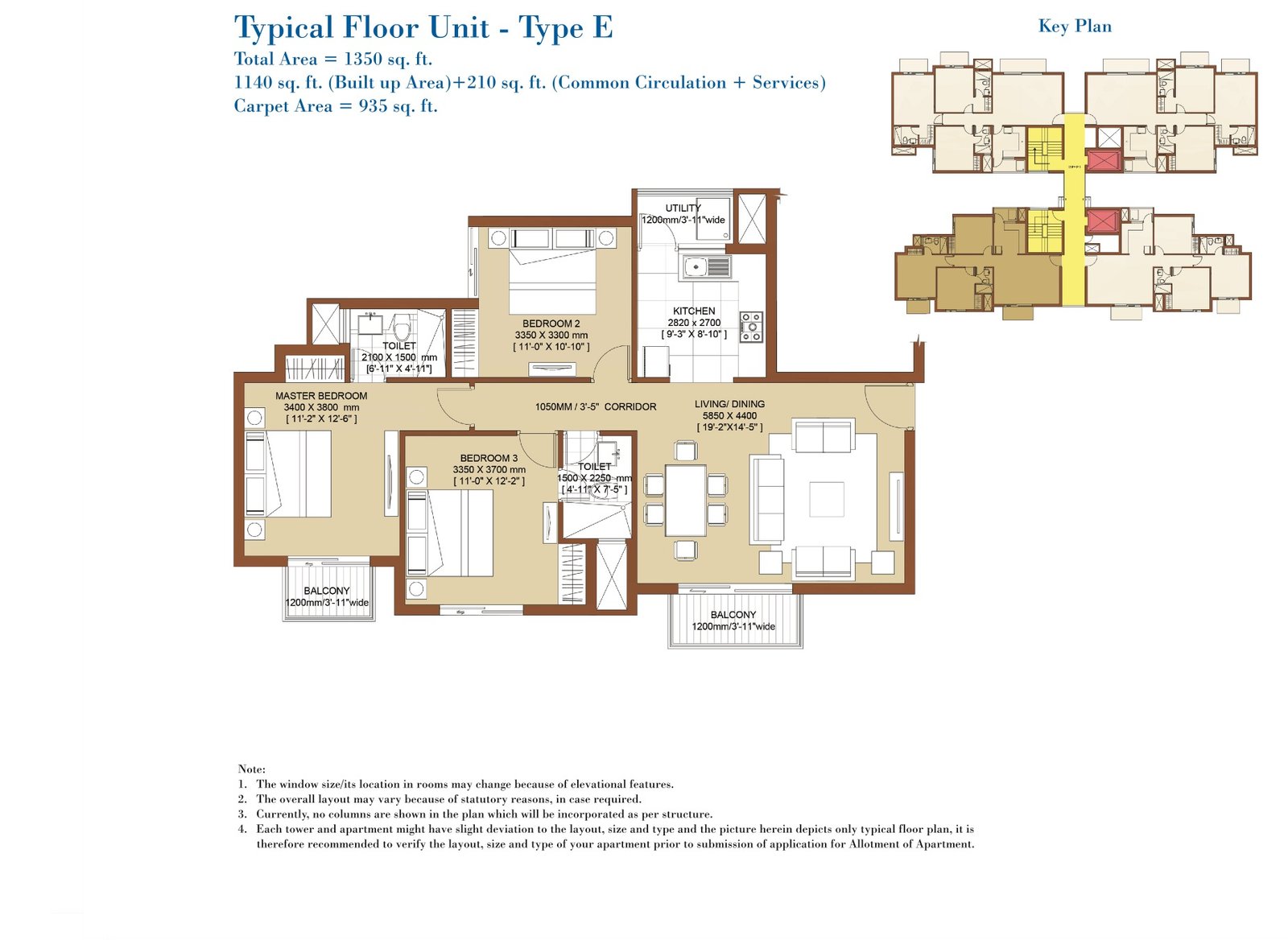 ATS Lifestyle Type E Floor Plan Layout